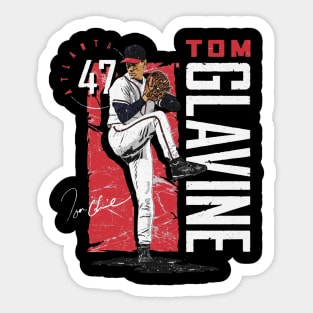 Tom Glavine Atlanta Vintage Sticker